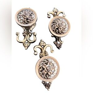 Curtain Tiebacks 3PC Curtain Tieback Holder Hooks Bedroom Living Room Drapery